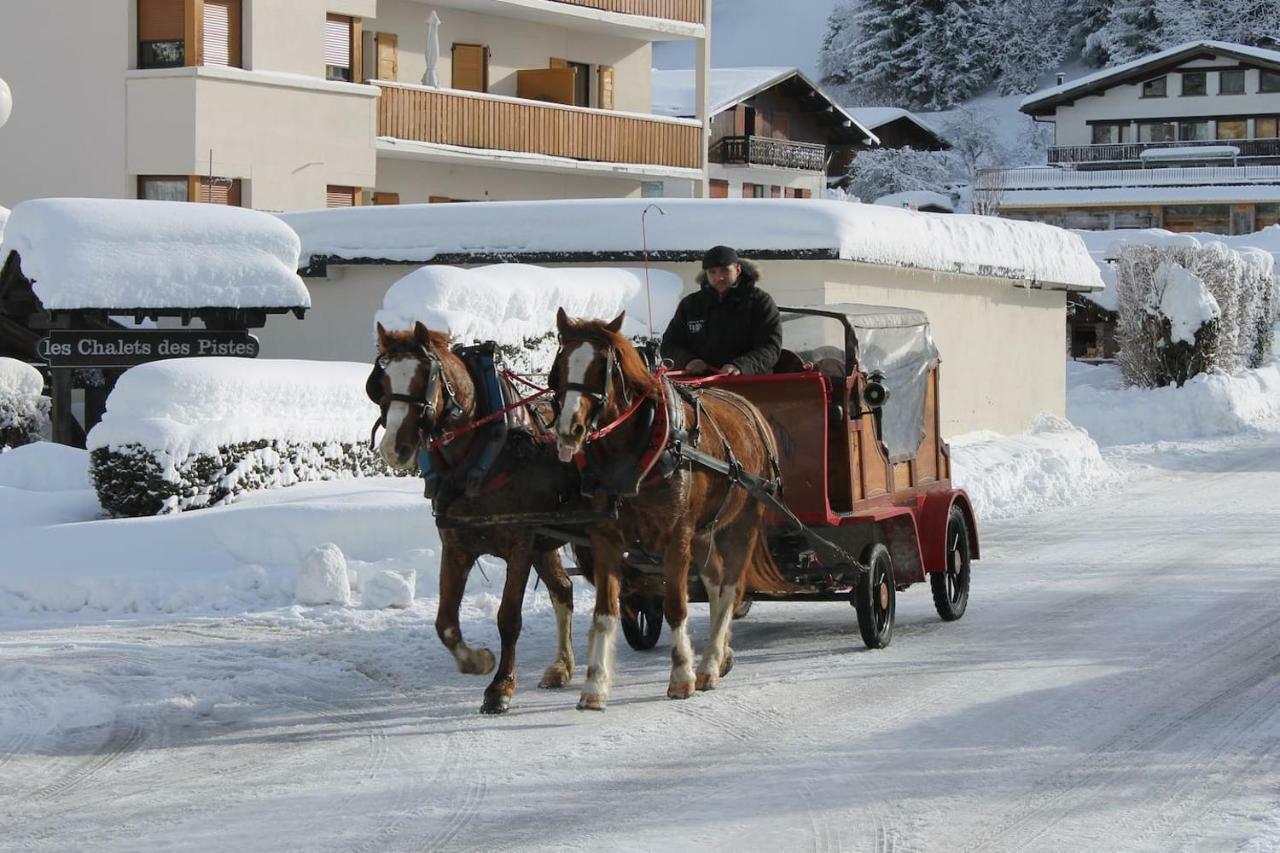 Chalet Des Pistes Megeve Bagian luar foto