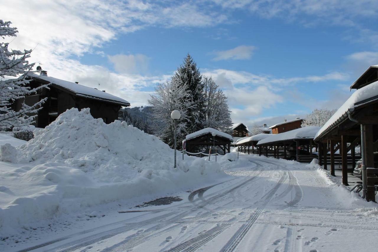 Chalet Des Pistes Megeve Bagian luar foto
