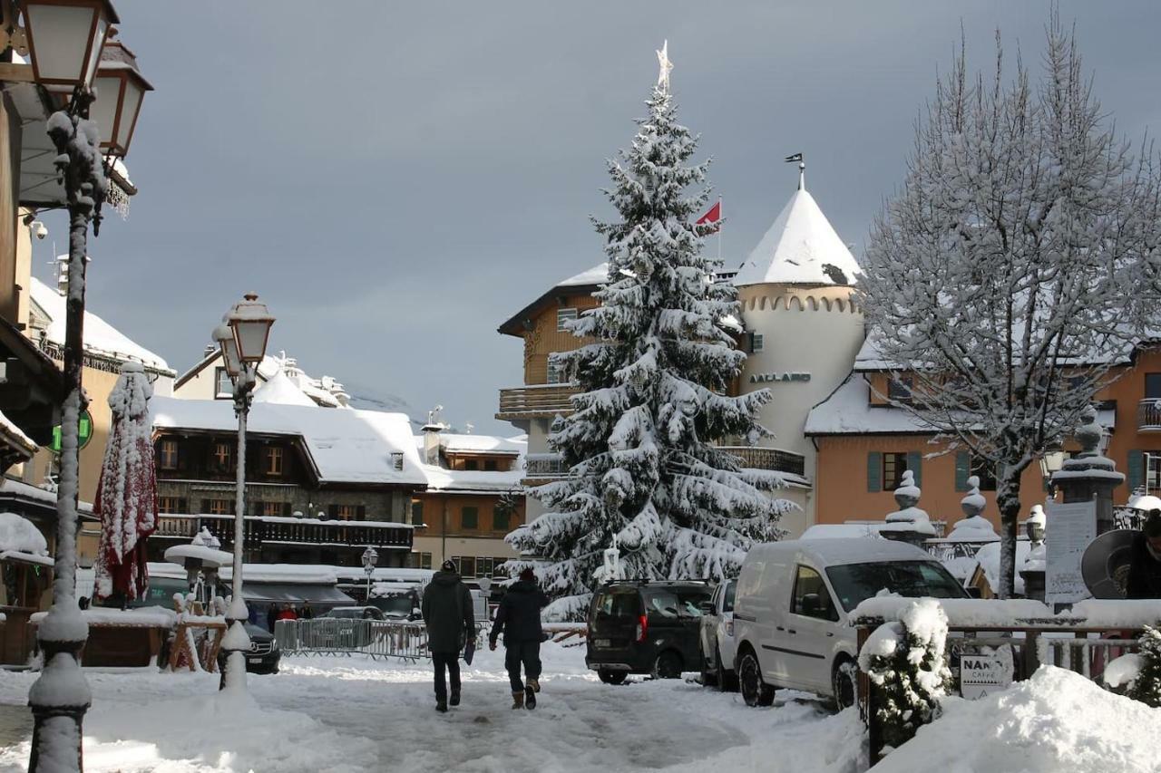 Chalet Des Pistes Megeve Bagian luar foto